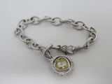Judith Ripka Collection 18K Bracelet Silver/Yellow Female Adult -- Used