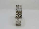 Designer Stretch Bangle Bracelet Silver/Gold Female Adult -- Used