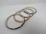 Designer Bangle Bracelet Lot of 4 Gold/Multicolored Female Adult -- Used