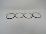 Designer Bangle Bracelet Lot of 4 Gold/Multicolored Female Adult -- Used