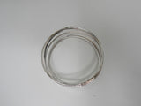 Designer Wave Wrap Bangle Bracelet Silver Female Adult -- Used