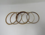 Designer Bangle Bracelet Set of 5 Copper Female Adult -- Used