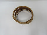 Designer Bangle Bracelet Set of 5 Copper Female Adult -- Used