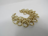 Designer Chain Link Bracelet Gold Female Adult Metallics -- Used
