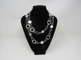 Designer Chain Link Necklace Silver Female Adult -- Used