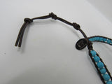 Victoria Emerson Wrap Bracelet Turquoise/Dark Brown Female Adult -- Used