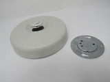 Master Guard Single Station Heat Detector Activated Fire Alarm Off White -- Used