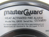 Master Guard Single Station Heat Detector Activated Fire Alarm Off White -- Used