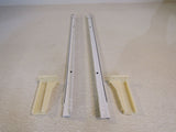 Professional 21-1/2-in Drawer Slides With Mounting Bracket White 6-pc Set 25-lb -- Used