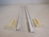 Professional 21-1/2-in Drawer Slides With Mounting Bracket White 6-pc Set 25-lb -- Used