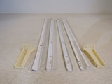Professional 21-1/2-in Drawer Slides With Mounting Bracket White 6-pc Set 25-lb -- Used