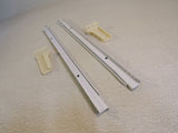 Professional 19-1/2-in Drawer Slides With Mounting Brackets White 6-pc Set 25-lb -- Used