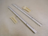 Professional 19-1/2-in Drawer Slides With Mounting Brackets White 6-pc Set 25-lb -- Used