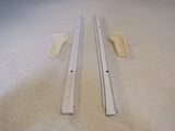 Professional 19-1/2-in Drawer Slides With Mounting Brackets White 6-pc Set 25-lb -- Used