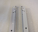 Professional 19-1/2-in Drawer Slides With Mounting Brackets White 6-pc Set 25-lb -- Used