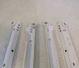 Professional 19-1/2-in Drawer Slides With Mounting Brackets White 6-pc Set 25-lb -- Used