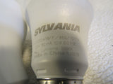 GE/Sylvania LED Light Bulbs Lot of 3 White 2-Relax HD Light 7W 450 Lumens -- Used
