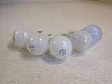 Reveal/GE Incandescent Light Bulbs Lot of 5 White 60W 120V 2-Soft White -- Used
