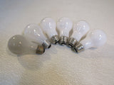 Standard Incandescent Light Bulbs Lot of 6 White 1-100W 120/130V -- Used