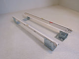 Standard 21-1/2-in Drawer Slides With Mounting Bracket Almond 4-pc Set 75-lb -- New
