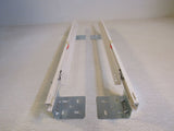 Standard 21-1/2-in Drawer Slides With Mounting Bracket Almond 4-pc Set 75-lb -- New