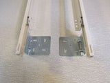 Standard 21-1/2-in Drawer Slides With Mounting Bracket Almond 4-pc Set 75-lb -- New