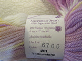 Lornas Shepherd Sport Hand Dyed Yarn Yellowstone 1 Skein 1 Ball 200 Yards Each -- New