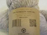 Plymouth Yarn Homestead Yarn Oatmeal Heather 2 Skeins 191 Yards Each Aran Weight -- New