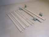Professional 21-1/2-in Assorted Drawer Slide Pieces Lot of 9 -- New