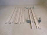 Professional 21-1/2-in Assorted Drawer Slide Pieces Lot of 9 -- New
