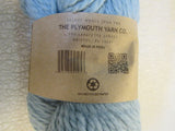 Plymouth Yarn Homestead Yarn Dusty Blue 2 Skeins 191 Yards Each 100% Wool -- New