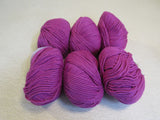 Cascade Yarns Venezia Yarn Magenta 6 Skeins 102 Yards Each Bulky Weight -- New