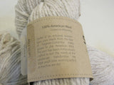Brooklyn Tweed Shelter Yarn Fossil Beige 3 Skeins 140 Yards Each -- New