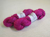 Darn Good Yarn Sari Ribbon Yarn Hot Pink 2 Skeins 50 Yards Each 100% Silk -- New