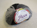 Plymouth Yarn Pasea Yarn Black/Gray 1 Ball 130 Yards -- New