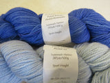 Unique Sheep Foot Prints Yarn Blue Sport Weight Protist Ice/Protist Periwinkle -- New
