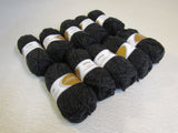 Elann Peruivan Highland Bulky Yarn Black 10 Skeins 54 Yards Each -- New
