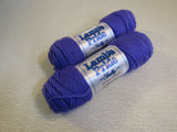 Brown Sheep Co Lambs Pride Bulky Yarn Supreme Purple 2 Skeins 125 Yards Each -- New