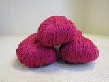 Cascade Yarns 128 Superwash Yarn Hot Pink 3 Skeins 128 Yards Each -- New