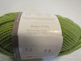 Ewe Ewe Wolly Worsted Yarn Pea Green 1 Skein 95 Yards 100% Fine Merino Wool -- New