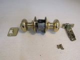 Schlage Door Knob Privacy Polished Brass -- Used