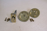 Schlage Pocket Door Latch and Handles Polished Brass -- Used