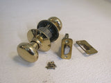 Schlage Door Knob Passage Polished Brass -- Used