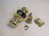 Schlage Door Knob Passage Polished Brass -- Used