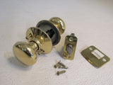 Schlage Door Knob Passage Polished Brass -- Used