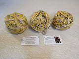 Soul Wool Handspun Baby Merino Yarn Sunflower 3 Balls 95 Yards Each -- New