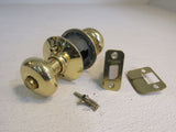 Schlage Door Knob Privacy Polished Brass -- Used