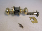 Schlage Door Knob Privacy Polished Brass -- Used
