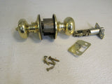 Schlage Door Knob Keyed Polished Brass -- Used