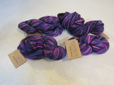 Manos Wool Clasica Yarn Fractal 4 Skeins 138 Yards Each Pink/Blue/Purple -- New